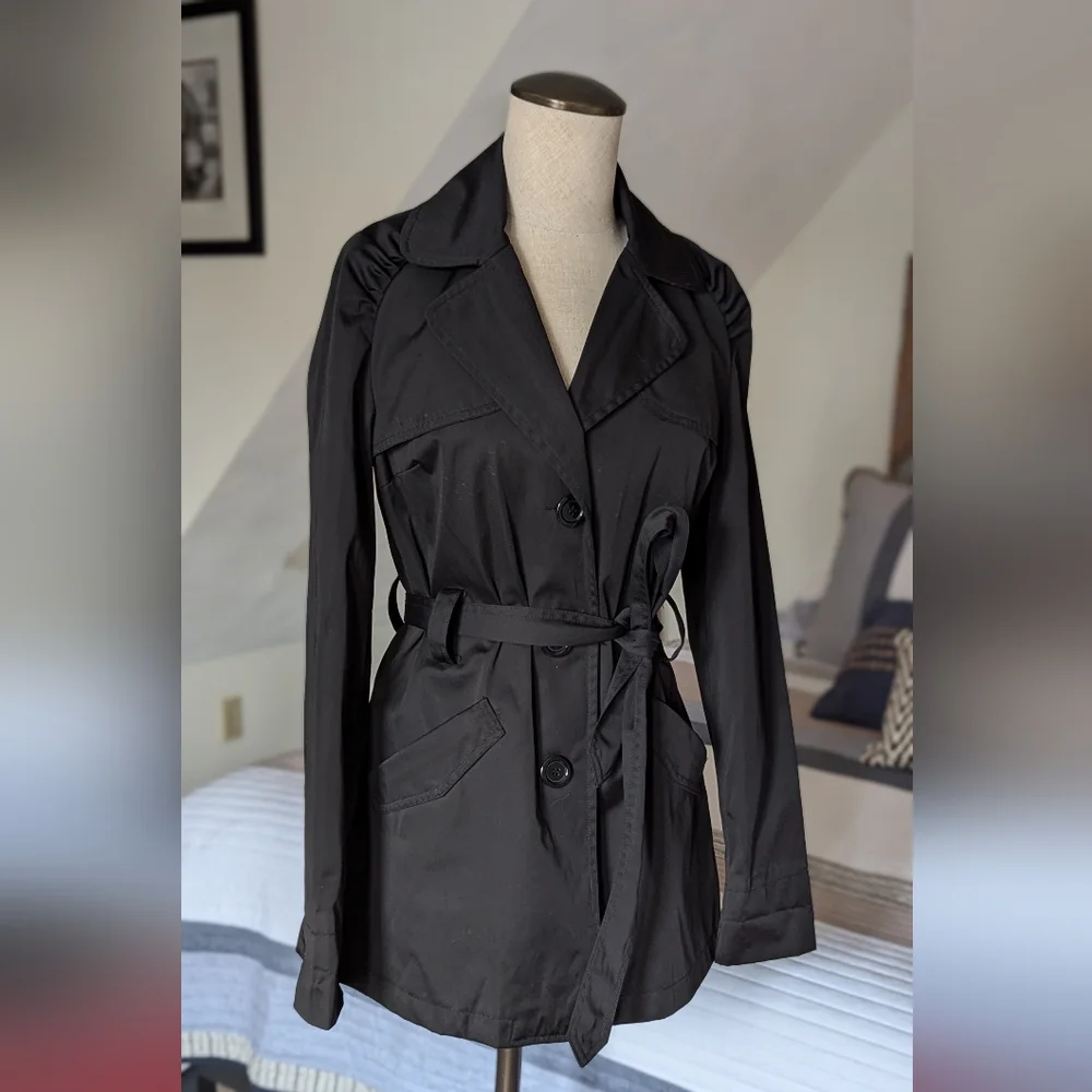 Colebrook Short Trench Rain Coat - Picture 7 of 10